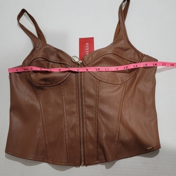 Guess Danessa PU Bustier Size Large - Picture 8 of 13